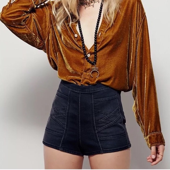 Free People Pants - Free People Radar Love High Rise Shorts 29